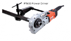 Pipe threading power driver